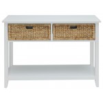 ACME Flavius Console Table, White