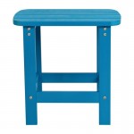 Flash Furniture Charlestown Blue Adirondack Side Table JJ-T14001-BLU-GG