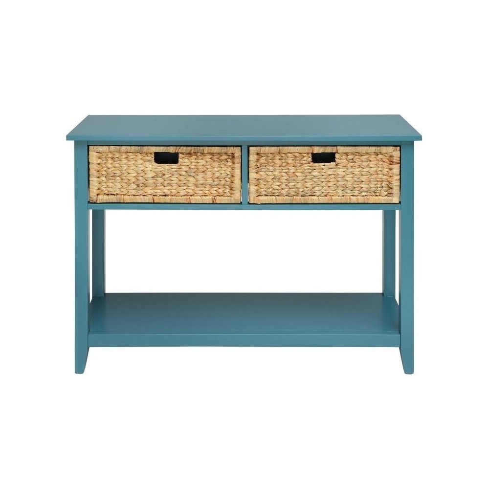 ACME Flavius Console Table, Teal