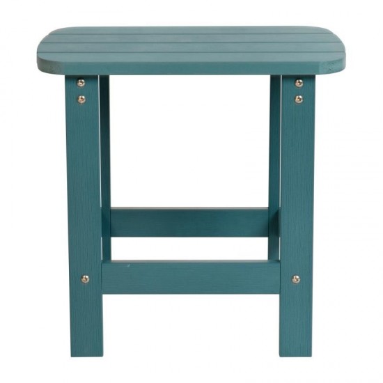 Flash Furniture Charlestown Sea Foam Adirondack Side Table JJ-T14001-SFM-GG