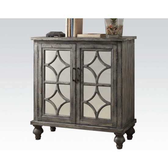 ACME Velika Console Table, Weathered Gray