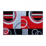 Flash Furniture Audra Collection 2x3 Red Geometric Rug KP-RG953-23-RD-GG