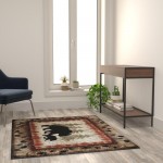 Flash Furniture Brown Rug KP-RGB3940-45-BN-GG