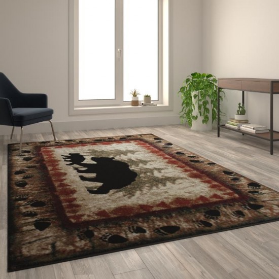 Flash Furniture Brown Rug KP-RGB3940-69-BN-GG