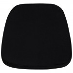 Flash Furniture Louise Black Fabric Cushion LE-L-C-BLACK-GG