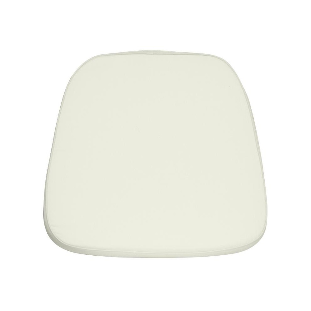 Flash Furniture Louise Ivory Fabric Cushion LE-L-C-WHITE-GG