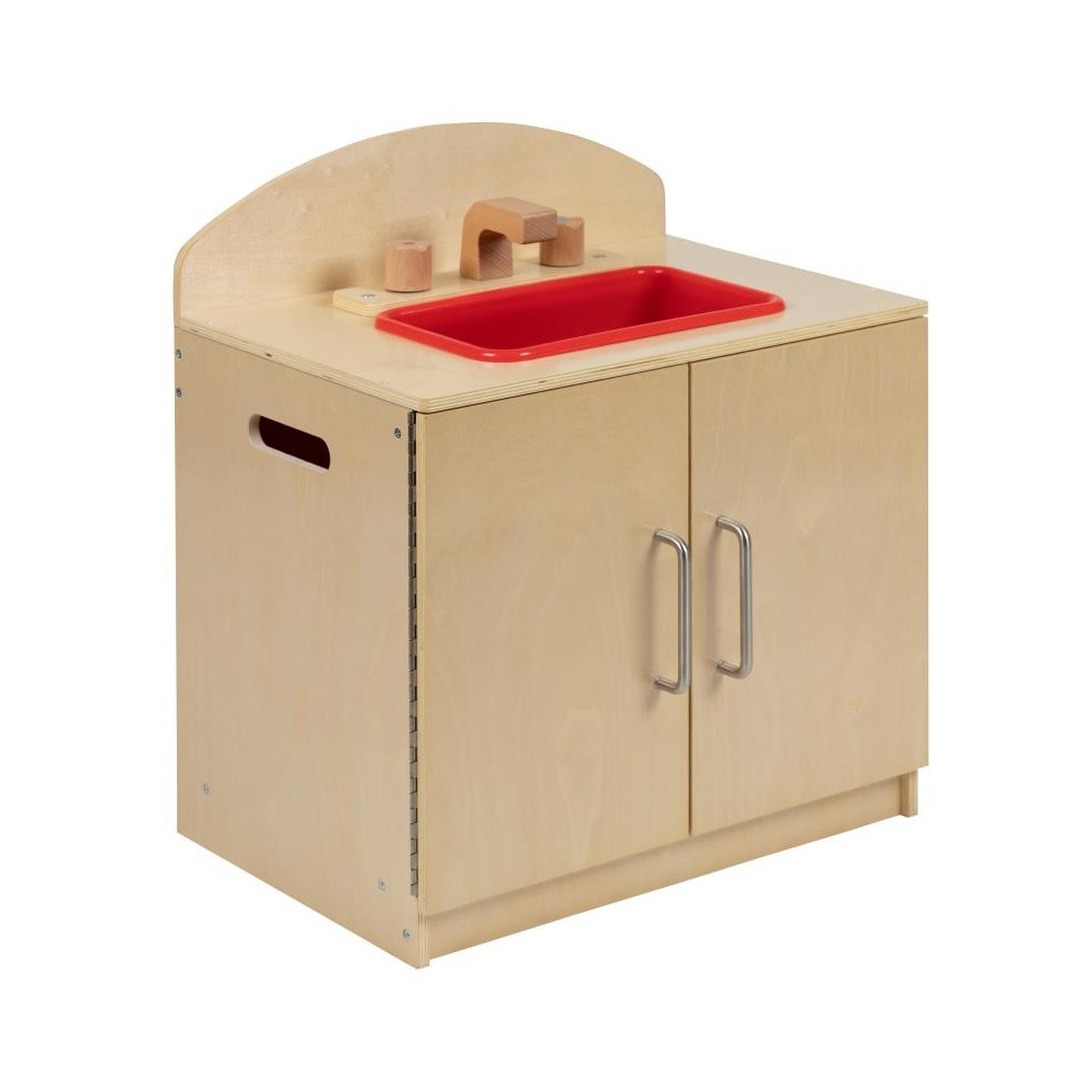 Flash Furniture Hercules Childrens Wooden Kitchen Sink MK-DP002-GG