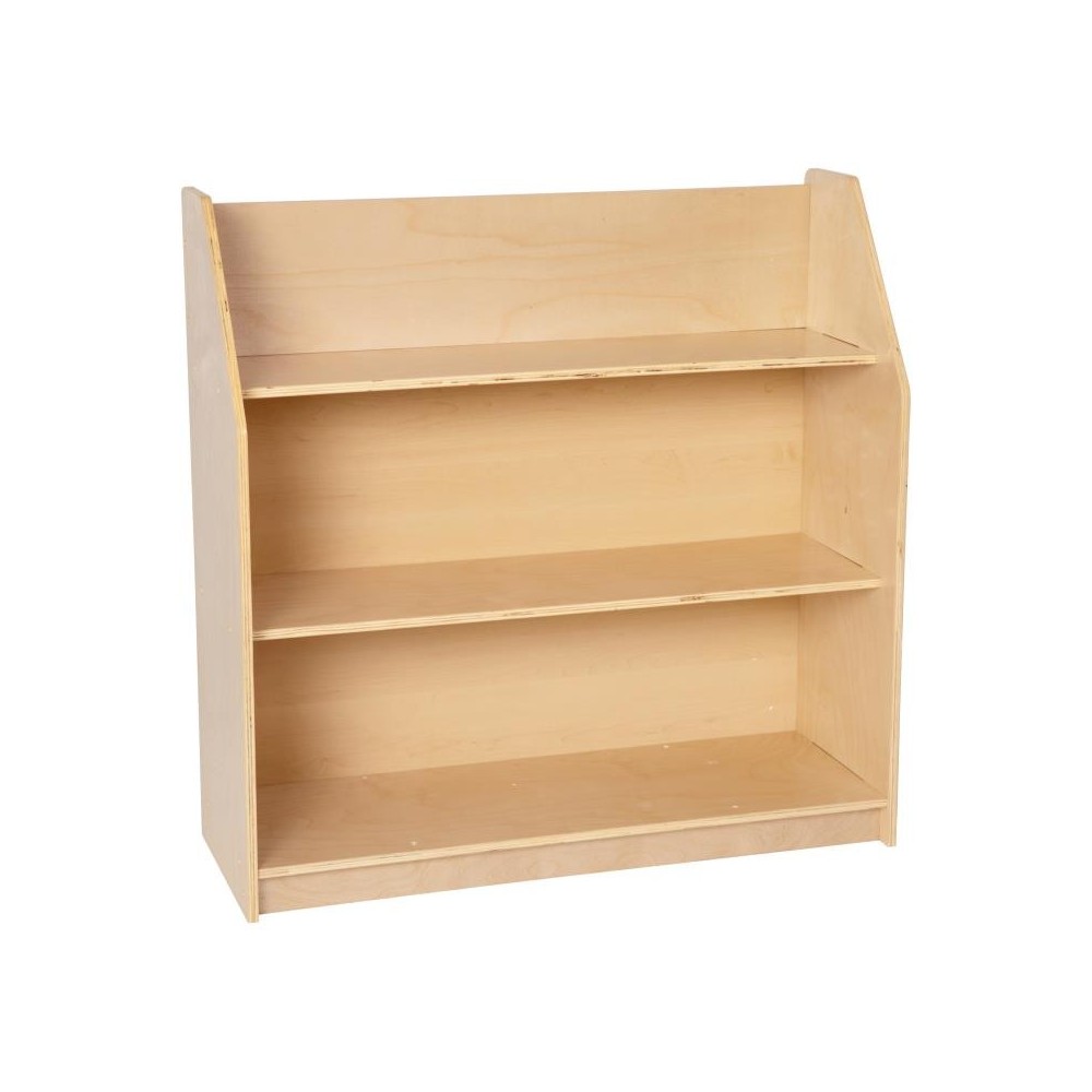 Flash Furniture Hercules Natural Wood 3 Shelf Bookcase MK-STR800H-GG