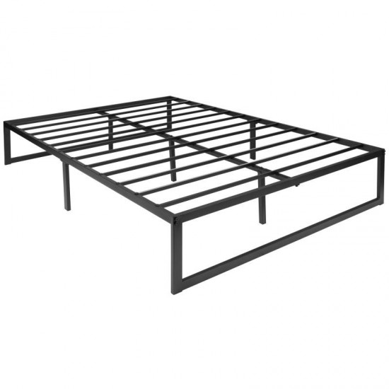 Flash Furniture Bentley 14 Inch Full Metal Bed Frame MP-XU-BD10001-F-BK-GG