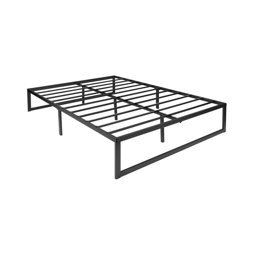 Flash Furniture Bentley 14 Inch Full Metal Bed Frame MP-XU-BD10001-F-BK-GG