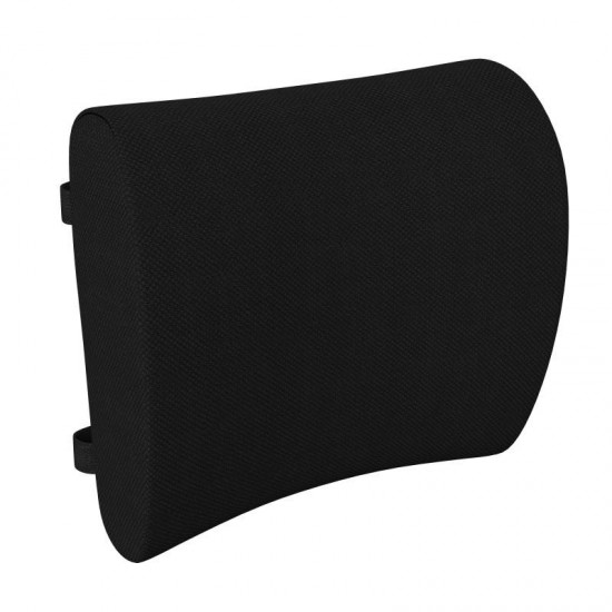 Flash Furniture Rey Black Lumbar Support Cushion MR-LC101-BK-GG