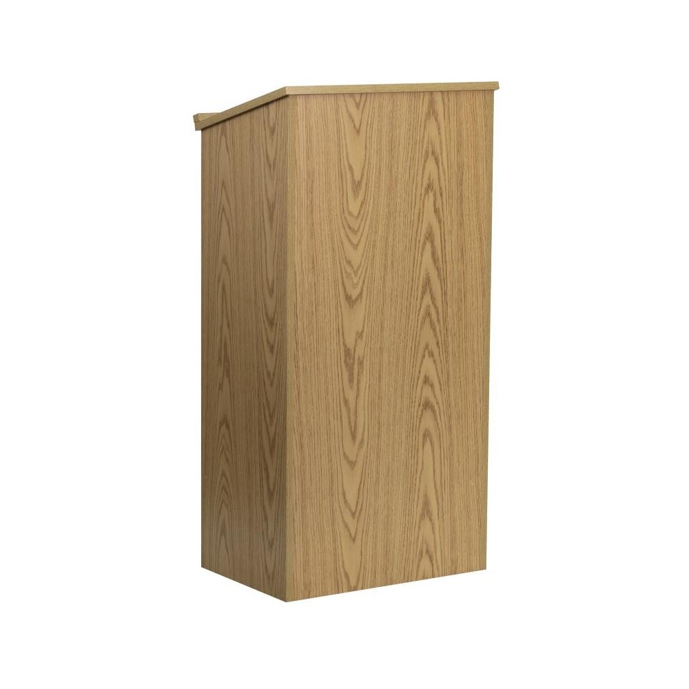 Flash Furniture Mysta Oak Stand-Up Lectern MT-M8830-LECT-OAK-GG