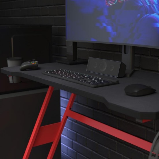 Flash Furniture Fisher Black Full Desktop Mouse Pad NAN-GM1030-BK-GG