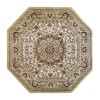 Flash Furniture Mersin Collection Ivory 5x5 Persian Area Rug NR-RG1881-55-IV-GG
