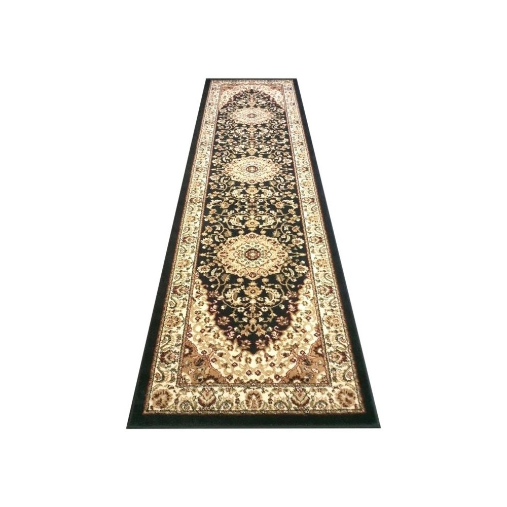 Flash Furniture Mersin Collection Black 3x10 Persian Area Rug NR-RG9-310-BK-GG Flash Furniture Mersin Collection Black 3x10 Persian Area Rug NR-RG9-310-BK-GG