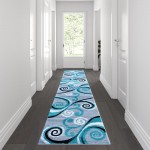 Flash Furniture Turquoise Rug OKR-RG1100-211-TQ-GG