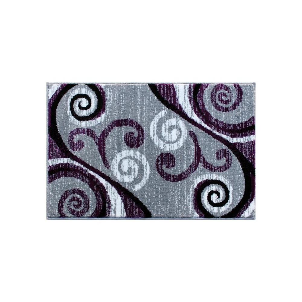 Flash Furniture Valli Collection Purple 2x3 Modern Area Rug OKR-RG1100-23-PU-GG