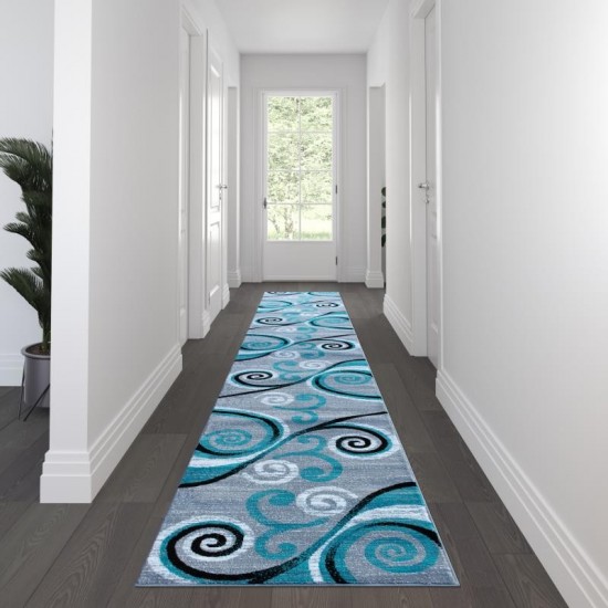 Flash Furniture Turquoise Rug OKR-RG1100-316-TQ-GG