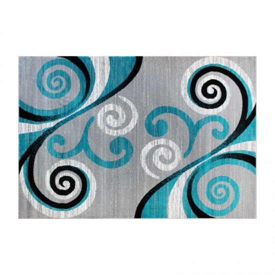 Flash Furniture Turquoise Rug OKR-RG1100-57-TQ-GG