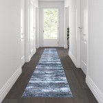 Flash Furniture Marian Collection 2' x 11' Gray Area Rug OKR-RG1102-211-GY-GG