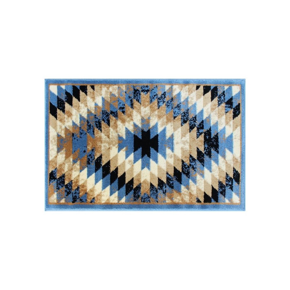 Flash Furniture Teagan Collection Blue 2' x 3' Area Rug OKR-RG1106-23-BL-GG