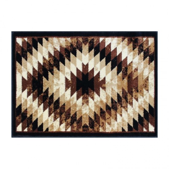 Flash Furniture Teagan Collection Brown 2' x 3' Area Rug OKR-RG1106-23-BN-GG