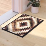 Flash Furniture Teagan Collection Brown 2' x 3' Area Rug OKR-RG1106-23-BN-GG