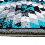 Flash Furniture Teagan Collection Turquoise 2' x 7' Area Rug OKR-RG1106-27-TQ-GG