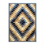 Flash Furniture Teagan Collection Blue 4' x 5' Area Rug OKR-RG1106-45-BL-GG