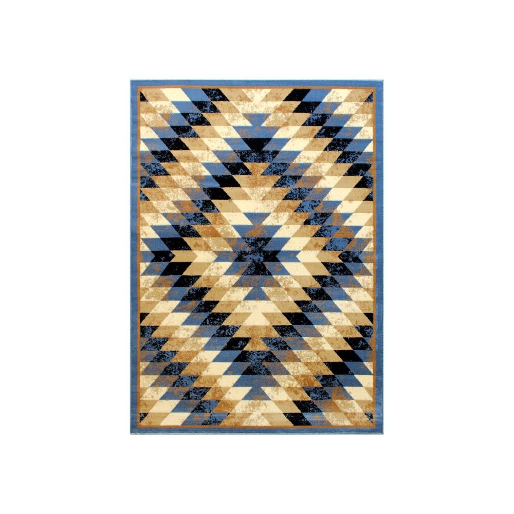 Flash Furniture Teagan Collection Blue 4' x 5' Area Rug OKR-RG1106-45-BL-GG