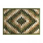 Flash Furniture Teagan Collection Green 4' x 5' Area Rug OKR-RG1106-45-GN-GG