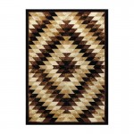 Flash Furniture Teagan Collection Brown 5' x 7' Area Rug OKR-RG1106-57-BN-GG