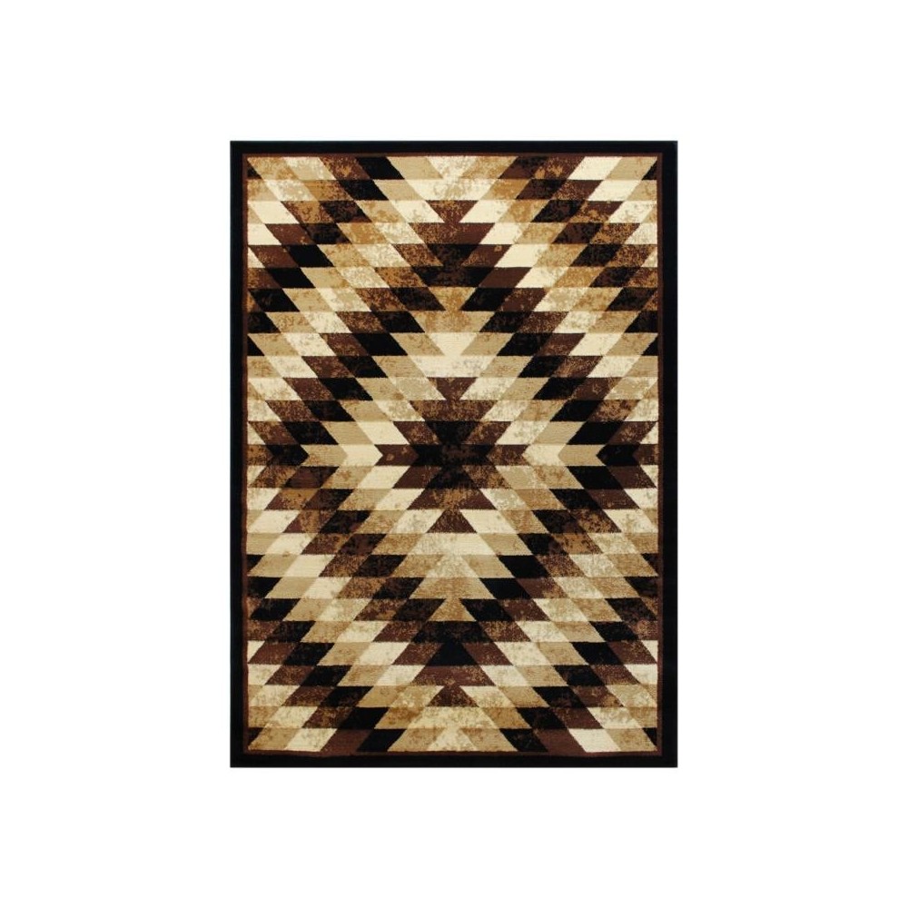 Flash Furniture Teagan Collection Brown 5' x 7' Area Rug OKR-RG1106-57-BN-GG