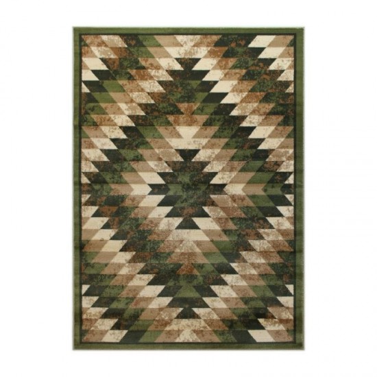 Flash Furniture Teagan Collection Green 5' x 7' Area Rug OKR-RG1106-57-GN-GG