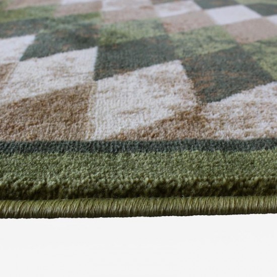 Flash Furniture Teagan Collection Green 5' x 7' Area Rug OKR-RG1106-57-GN-GG