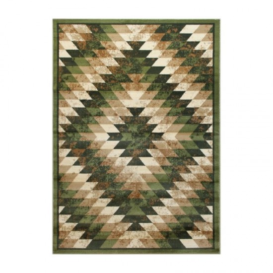 Flash Furniture Teagan Collection Green 6' x 9' Area Rug OKR-RG1106-69-GN-GG