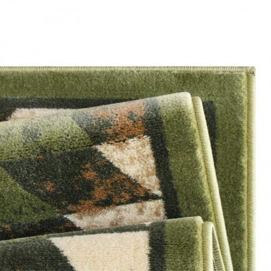 Flash Furniture Teagan Collection Green 6' x 9' Area Rug OKR-RG1106-69-GN-GG