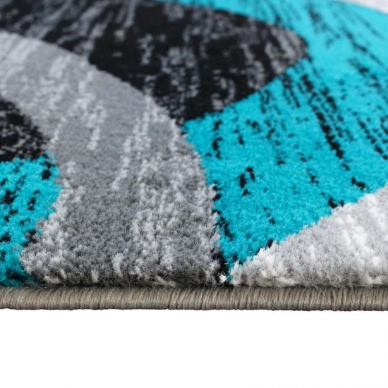 Flash Furniture Turquoise Rug OKR-RG1109-57-TQ-GG