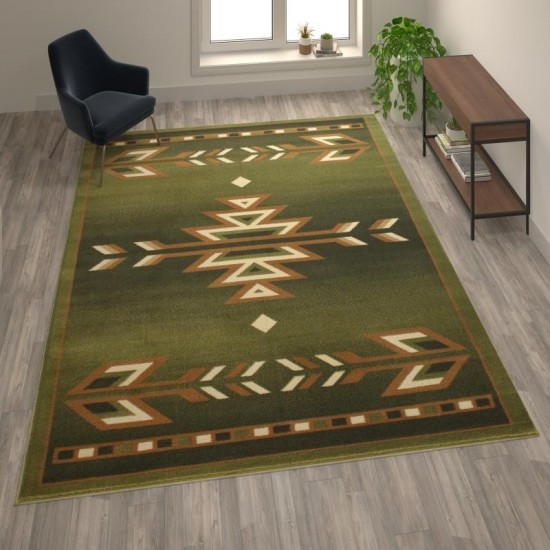 Flash Furniture Green Rug OKR-RG1113-810-GN-GG