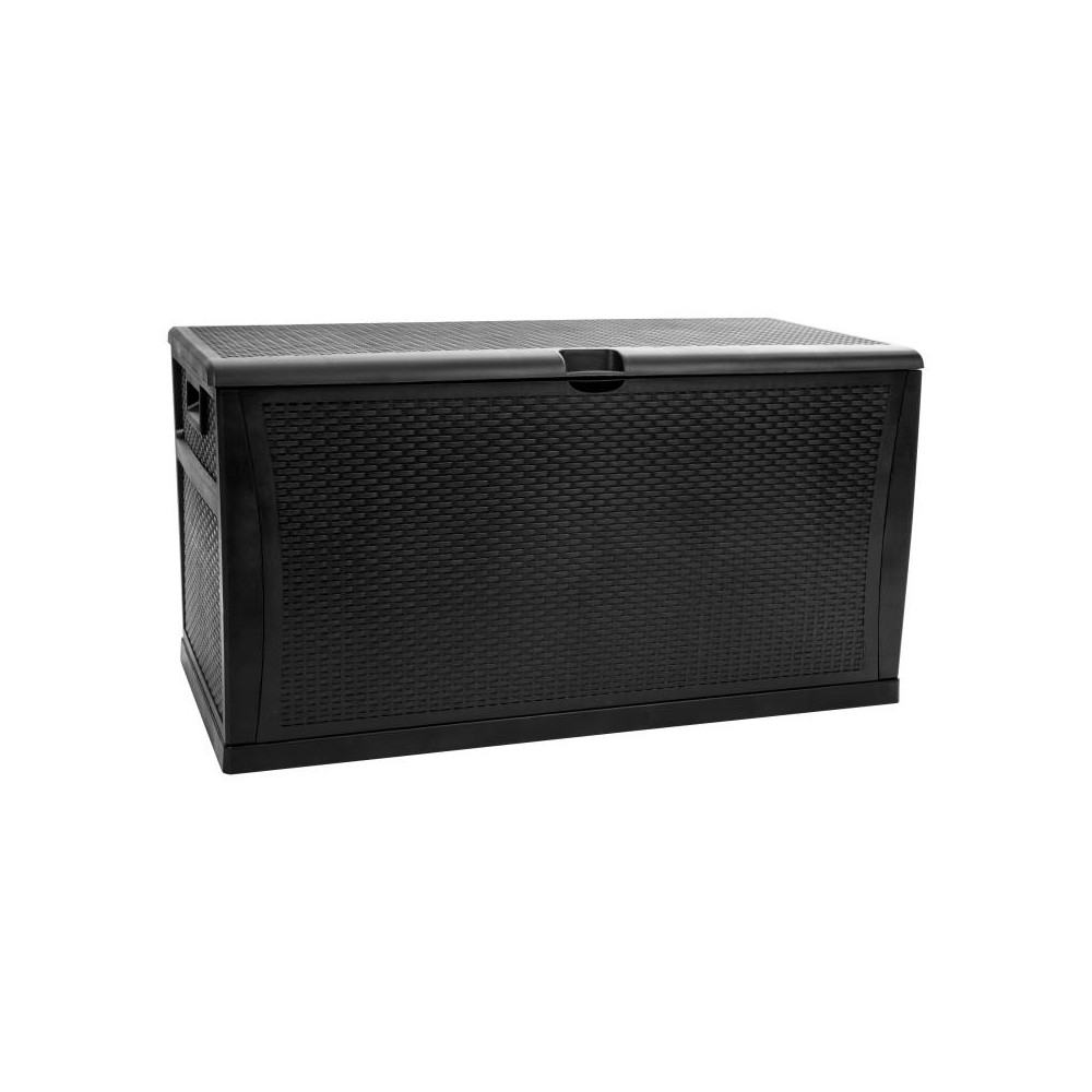 Flash Furniture Nobu Black 120 Gal Plastic Deck Box QT-KTL-4023BK-GG