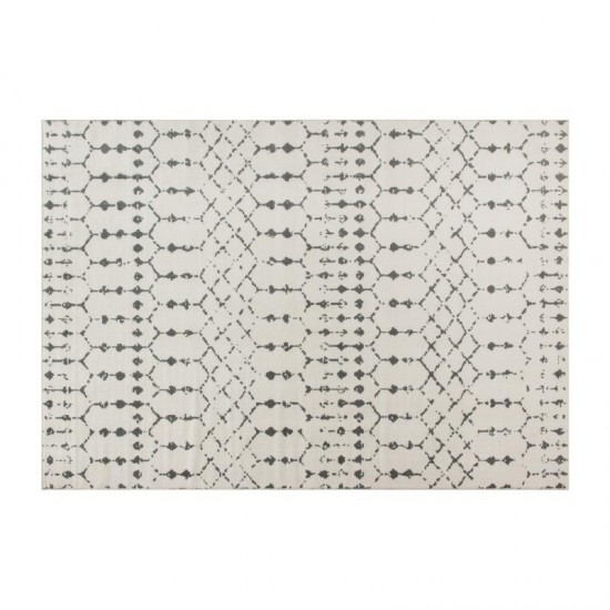 Flash Furniture Beth 5x7 Ivory & Gray Area Rug RC-CR19-1330-57-IV-GR-GG