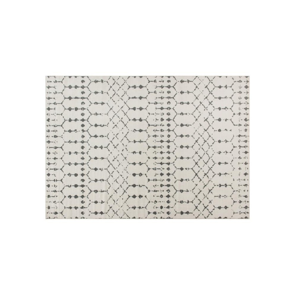 Flash Furniture Beth 5x7 Ivory & Gray Area Rug RC-CR19-1330-57-IV-GR-GG