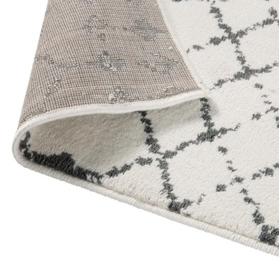 Flash Furniture Beth 5x7 Ivory & Gray Area Rug RC-CR19-1330-57-IV-GR-GG