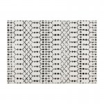 Flash Furniture Beth 5x7 Ivory & Black Area Rug RC-CR19-1330-57-WH-GG