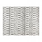Flash Furniture Beth 8x10 Ivory & Black Area Rug RC-CR19-1330-810-WH-GG
