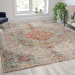 Flash Furniture Katherine 8' x 10' Multicolor Area Rug RC-EG-202101-02-810-GR-GG