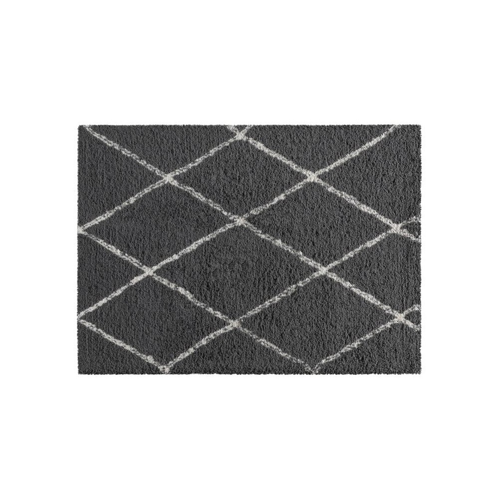 Flash Furniture Roxy 5x7 Charcoal & Ivory Area Rug RC-KJ-181070-01-57-GR-IV-GG