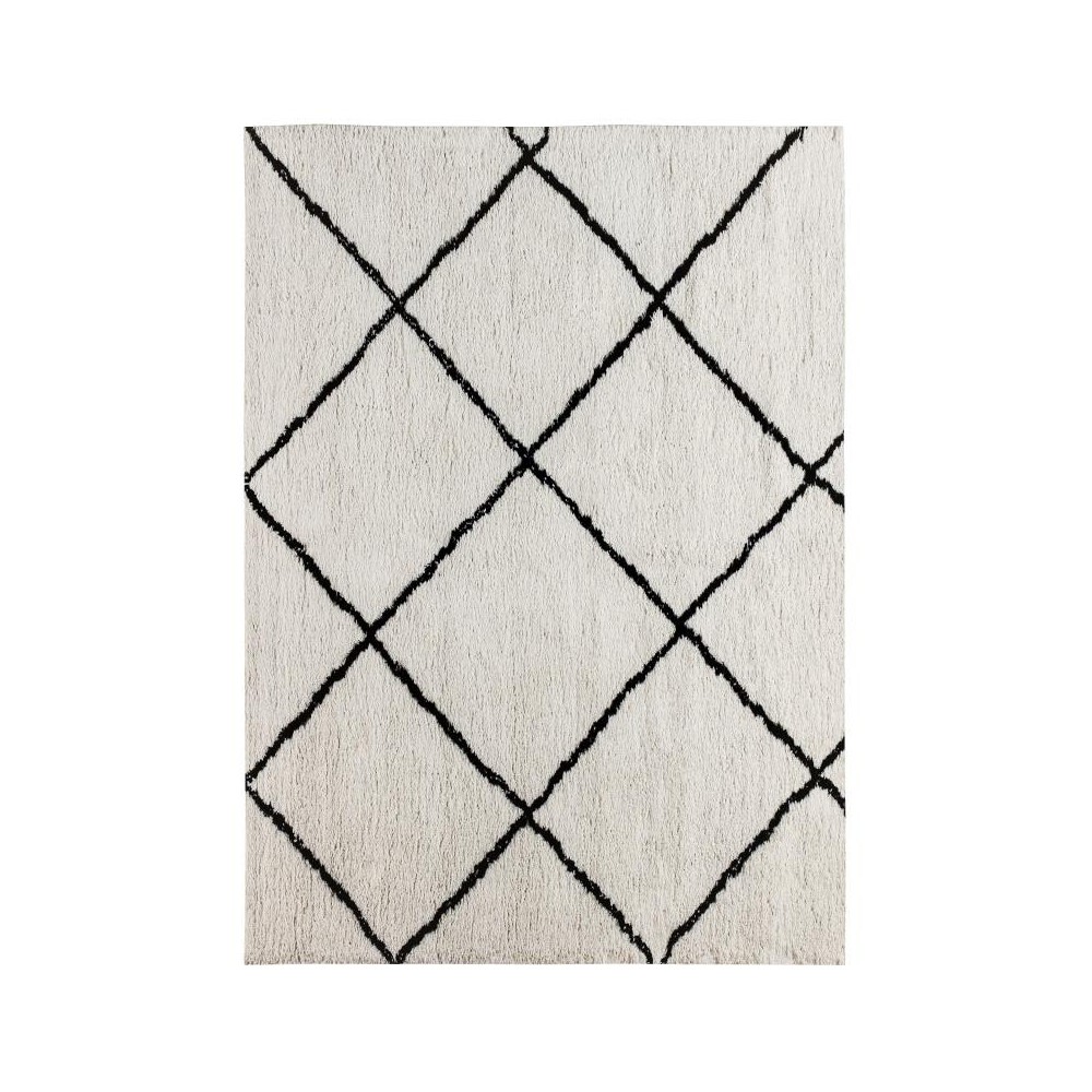 Flash Furniture Roxy 8x10 Ivory & Black Area Rug RC-KJ-181070-01-810-GG Flash Furniture Roxy 8x10 Ivory & Black Area Rug RC-KJ-181070-01-810-GG
