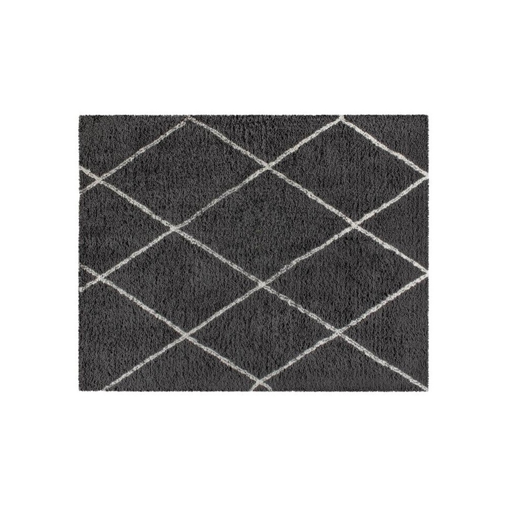 Flash Furniture Roxy 8x10 Charcoal & Ivory Area Rug RC-KJ-181070-01-810-GR-IV-GG