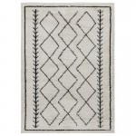 Flash Furniture Roxy 8x10 Ivory & Black Area Rug RC-MS-202012-01-810-GG